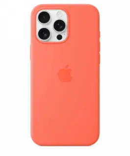 Apple iPhone 16 Pro Max Silicone Case with MagSafe - Tangerine
