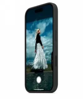 Apple iPhone 16 Pro Max Silicone Case with MagSafe – Tangerine