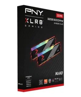 Alternative view of PNY памет 32GB DDR5 6000MHz 48000 MD32GK2D5600040MXRGB