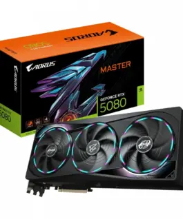 Gigabyte видео карта GeForce RTX 5080 AORUS MASTER 16G 256BIT GDDR7 3DP/HDMI
