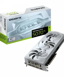 Gigabyte видео карта GeForce RTX 5070 Ti EAGLE OC ICE SFF 16G 256BIT GDDR7