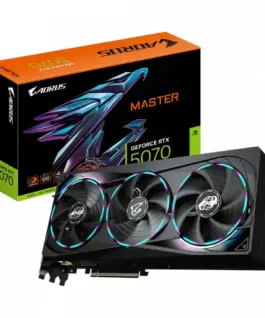 Gigabyte видео карта GeForce RTX 5070 AORUS MASTER 12GB GDDR7 192bit HDMI/3DP