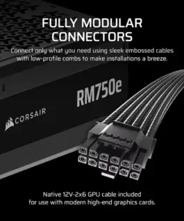 Corsair RM750e PCIe 5.1 80+GOLD F.MODULAR ATX3.1