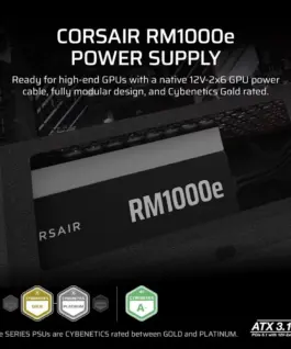 Corsair RM1000e PCIe5.1 80+GOLD F.MODULAR ATX3.