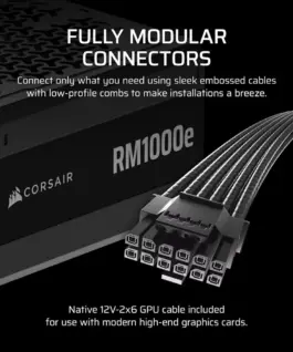 Corsair RM1000e PCIe5.1 80+GOLD F.MODULAR ATX3.