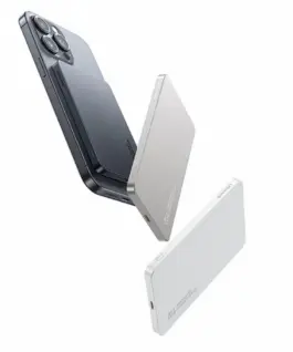 USAMS външна батерия 5000mAh 20W Induction Magsafe сив