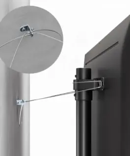Alternative view of Maclean TV floor stand, 32-70 inches 40kg, MC-494 черен