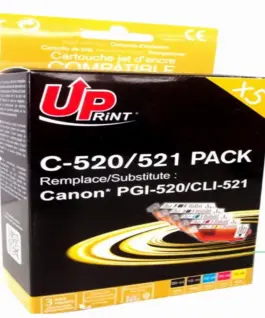 Мастилница UPRINT комплект CANON PGI-520 + CLI-521BK/C/M/Y XL