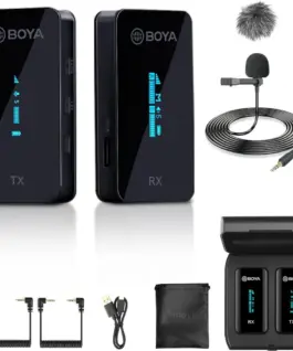 Безжична система микрофон с предавател BOYA