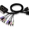KVM суич ATEN CS682 - 4x USB A 2x DVI 4x 3.5mm jack