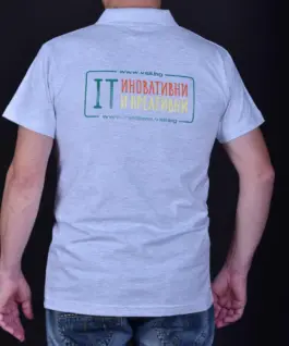 Alternative view of Тениска VALI COMPUTERS Gents, размер L, Бяла