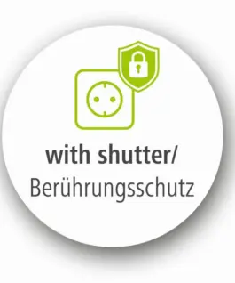 Alternative view of Удължителен захранващ кабел HAMA Profi, Шуко мъжко, Шуко женско, 5 m, Бял