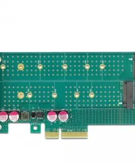 Карта PCI Express x4 Delock към 1x M.2 Key B + 1x M.2 NVMe M.2 Key M