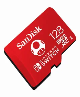 Alternative view of Карта памет SanDisk for Nintendo Switch, microSDXC UHS-I, 128GB, До 100MB/s