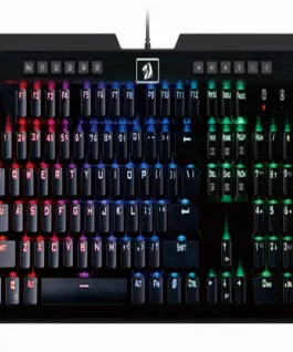 Alternative view of Клавиатура Redragon Indrah механична геймърска RGB K555-BK Blue Switches