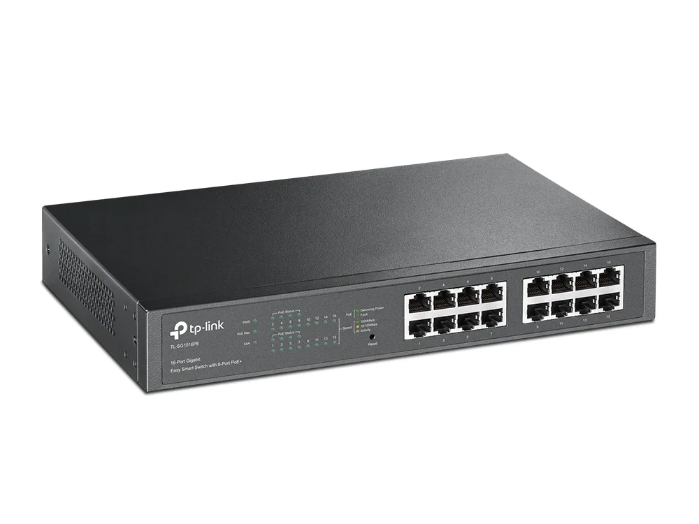 Комутатор TP-Link TL-SG1016PE 16-портов Gigabit Easy Smart - Image 3