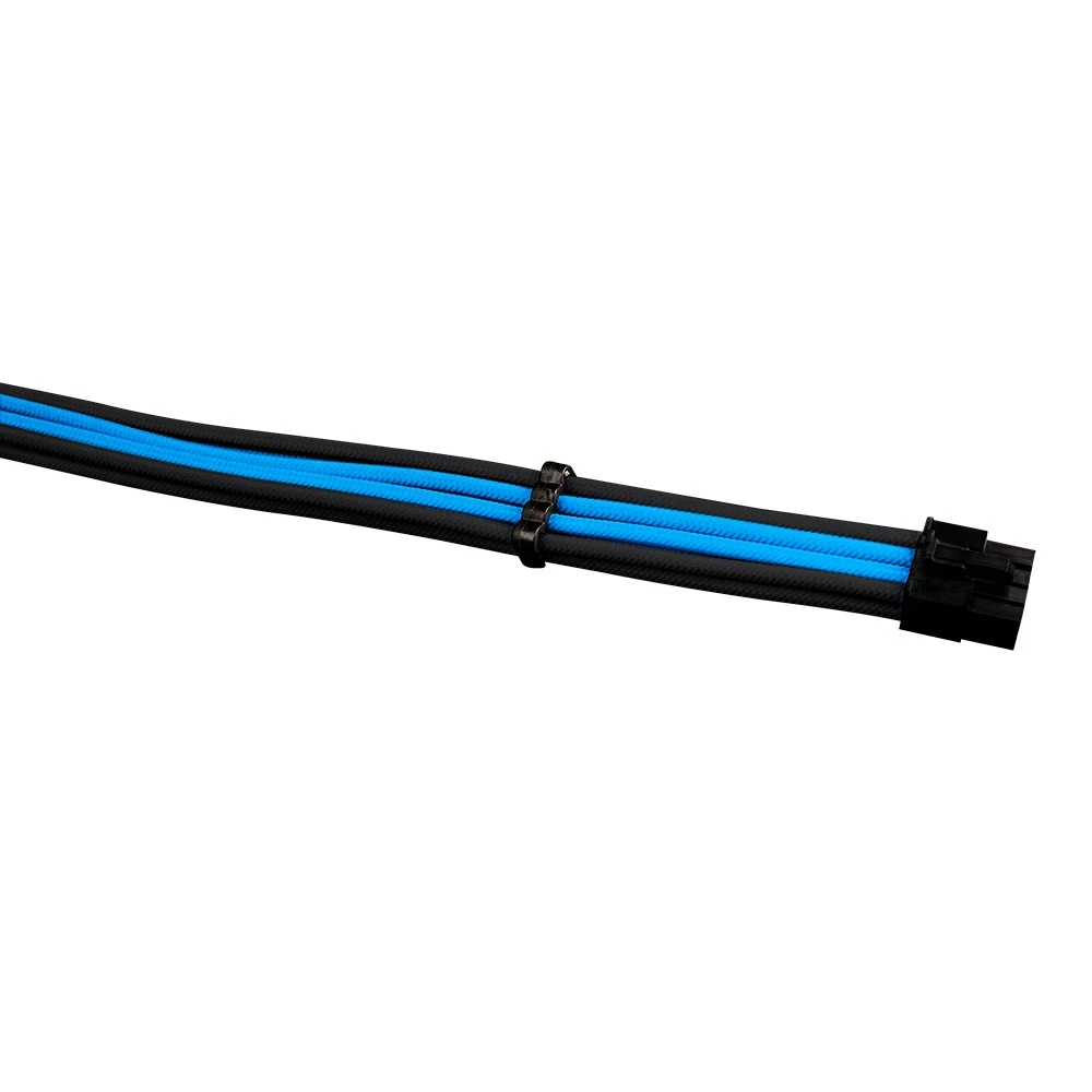 1stPlayer комплект удължителни кабели Custom Modding Cable Kit Black/Blue - ATX24P, EPS, PCI-e - BBL-001 - Image 3