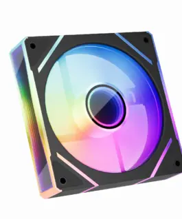 Alternative view of 1stPlayer вентилатор Fan 120mm FC7 - Infinity Mirror ARGB - Black