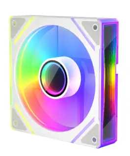 1stPlayer вентилатор Fan 120mm FC7R-WH - Infinity Mirror ARGB REVERSE - White