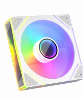 Alternative view of 1stPlayer вентилатор Fan 120mm FC7R-WH - Infinity Mirror ARGB, REVERSE - White