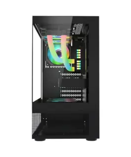 1stPlayer кутия Case ATX – MIKU Mi7-A Black – Reversed fans