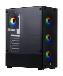 1stPlayer Кутия Case ATX - Fire Dancing V2-A RGB v2 - 4 fans included