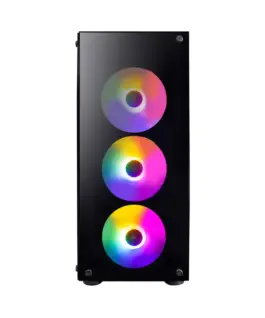 1stPlayer Кутия Case ATX – Fire Dancing V3-B RGB – 4 fans