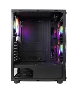 1stPlayer Кутия Case ATX – Fire Dancing V3-B RGB – 4 fans
