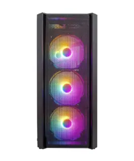 Alternative view of 1stPlayer Кутия Case ATX - Fire Dancing V4 RGB - 4 fans included