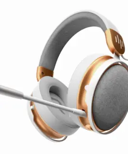 Геймърски безжични слушалки Dark Project Sono Wireless - White/Gold