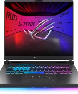 Alternative view of Лаптоп ASUS ROG Strix G16 2025 G615LR-S5152W - 16" IPS 240Hz, WQXGA, Intel Core Ultra 9 275HX, 32GB DDR5, 1TB SSD, RTX 5070TI