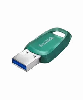 Alternative view of SanDisk Флаш памет Ultra ECO  128GB, USB 3.2 100 MB/s , зелена