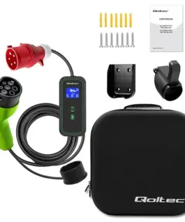 Qoltec Mobile EV зарядно with adjustable 2in1