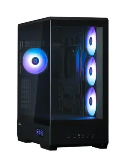 Alternative view of Zalman кутия за компютър P50 DS Mid-Tower 4 fans ARGB черен