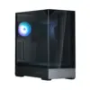 Zalman кутия за компютър P40 Prism Mid-Tower Tempeчервен Glass черен