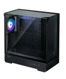 Alternative view of Zalman кутия за компютър P40 Prism Mid-Tower Tempeчервен Glass черен