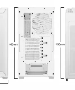 Alternative view of Be quiet! кутия за компютър Pure Base 501 DX бял