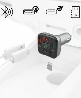 Alternative view of Hama FM transmiter with BT