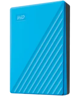 Alternative view of Външен хард диск HDD External WD My Passport (4TB, USB 3.2) Blue