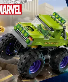 LEGO Blocks Super Heroes 76312 The Hulk Truck vs. Thanos
