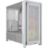 Corsair Case FRAME 4000D RS ARGB бял Mid Tower AT