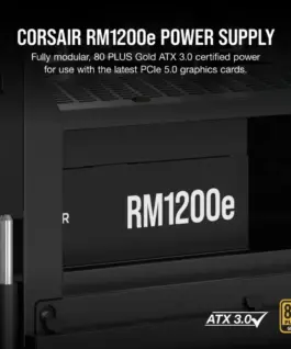 Alternative view of Corsair RM1200e PCIe5.1 80+GOLD F.MODULAR ATX3.1