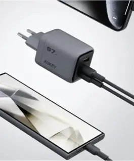 AUKEY Comet Mix 3 мрежово зарядно 67W 3xUSB PA-C3