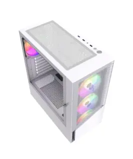 Gembird кутия за компютър Midi Tower Fornax 4300 ATX бял