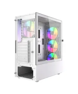 Gembird кутия за компютър Midi Tower Fornax 4300 ATX бял