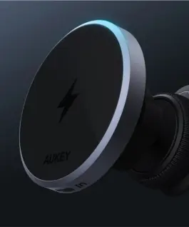 Alternative view of AUKEY Wireless Charging Phone Mount Qi HD-MC13