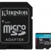 Kingston microSD 128GB CanvasGo! Plus 200MB/s A2 U3 V30 + адаптер