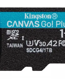Kingston microSD 1TB CanvasGo! Plus 200MB/s A2 U3 V30 + адаптер