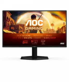 AOC Monitor 25G42E 24.5 inches 180Hz Fast IPS HDMI DP