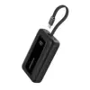 Anker външна батерия ZOLO 10000mAh 30W built-in USB-C кабел черен